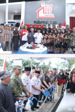 Dandim 0808/Blitar Hadiri Launching Koperasi Desa/Kelurahan Merah Putih, Dukung Penguatan Ekonomi Desa