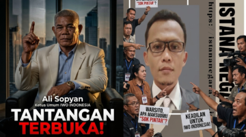 ALI SOPYAN WAKIL KETUA UMUM IWO INDONESIA TANTANG REDAKSI MEDIA ISTANA NEGARA  GAYA PREMAN